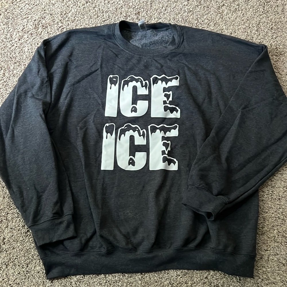 EUC Pregnancy Announcement ICE ICE (baby) sweatshirt size 2X